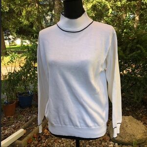 EUC VTG Knit TanJay Mock Neck Sweater